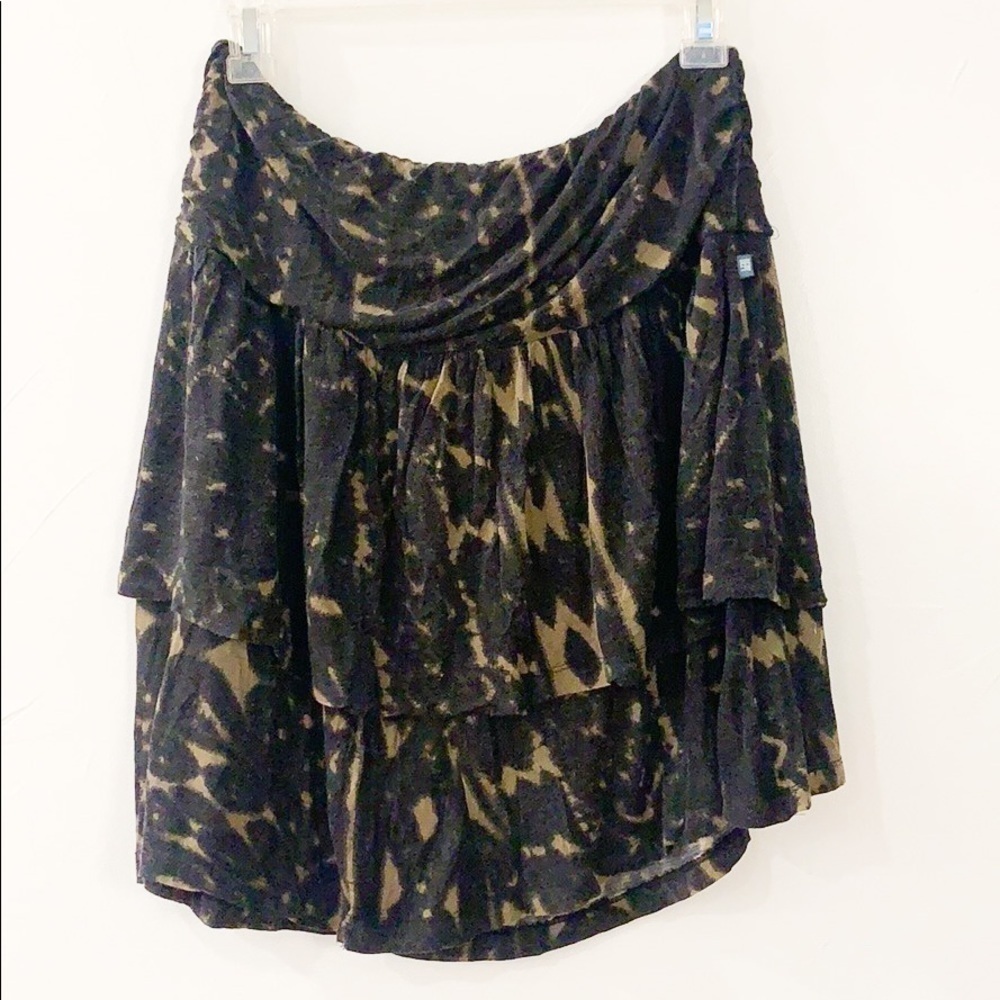 𝅺DEPT. Layered Jersey Tie Dyed Skirt.